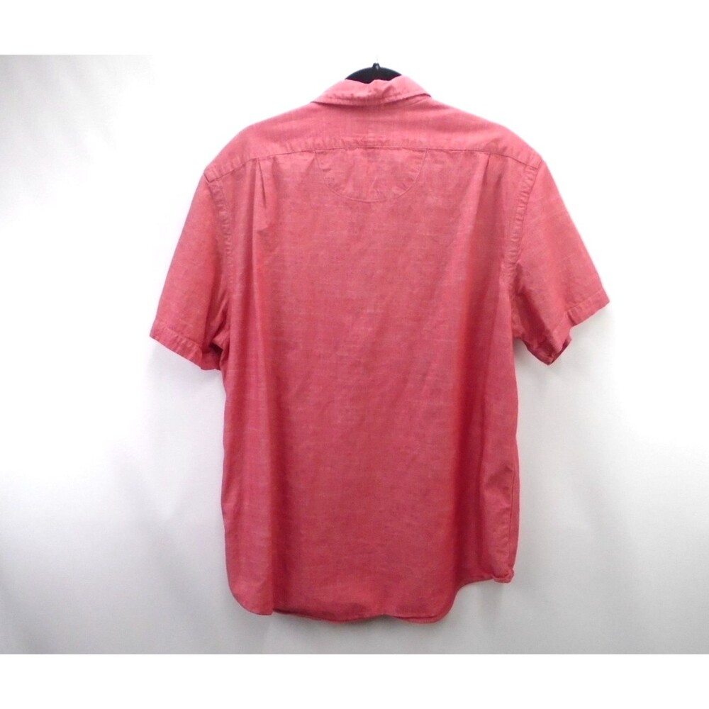Polo Ralph Lauren Chambray Oxford Shirt Mens XL Red Short Sleeve Classic Flesh - Picture 10 of 10